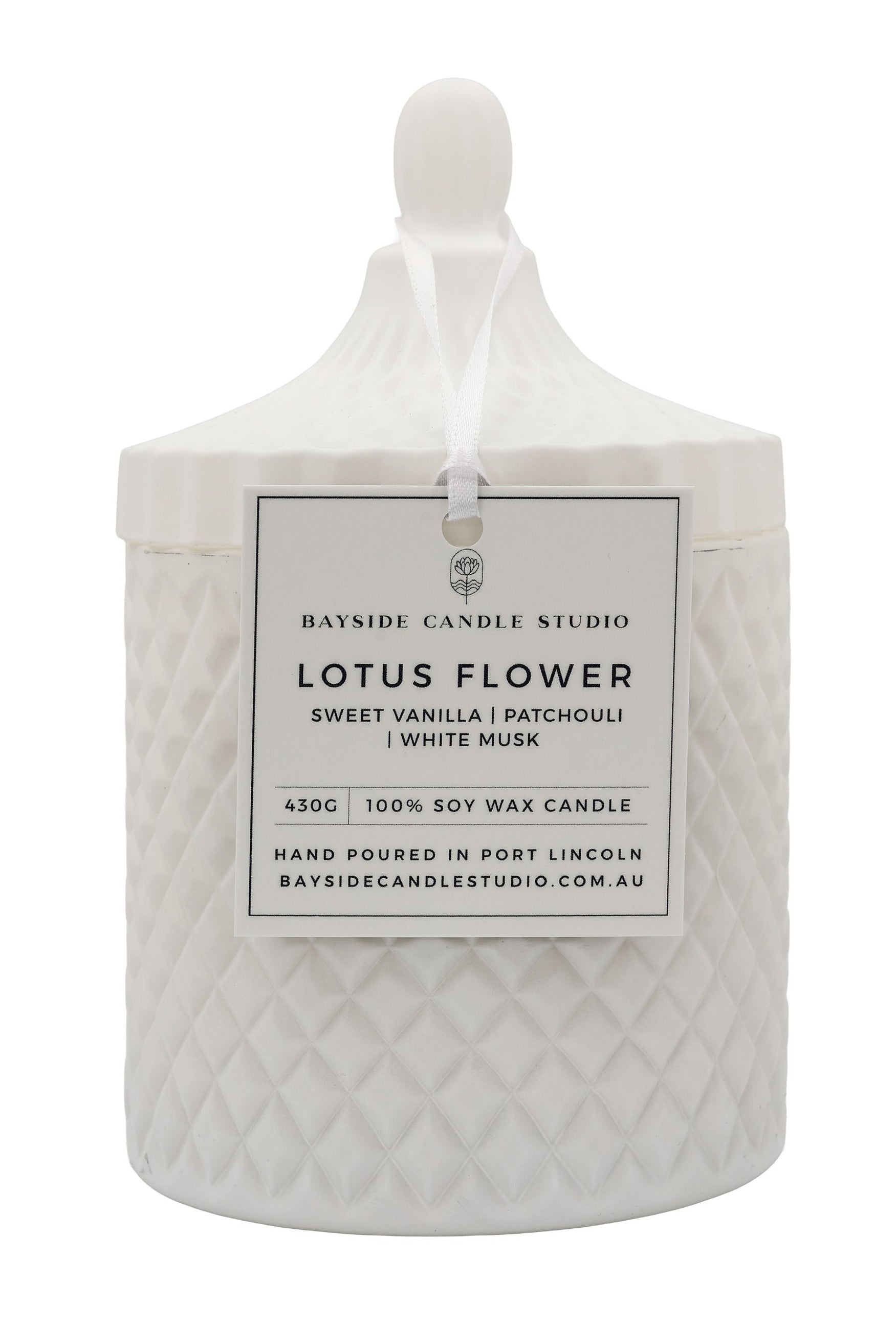 Lotus Flower Soy Wax Candle 430g