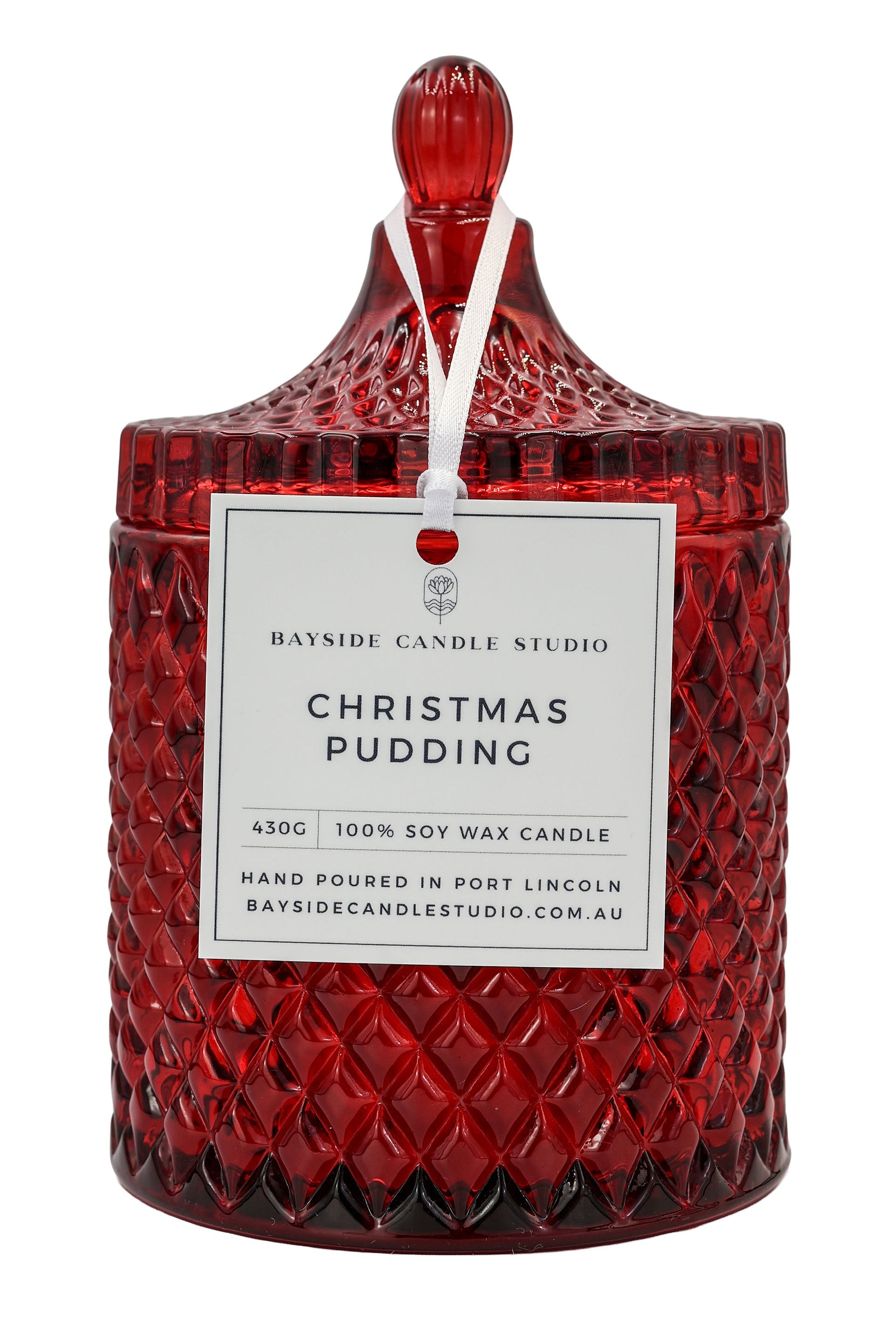 Christmas Pudding Soy Wax Candle 430g