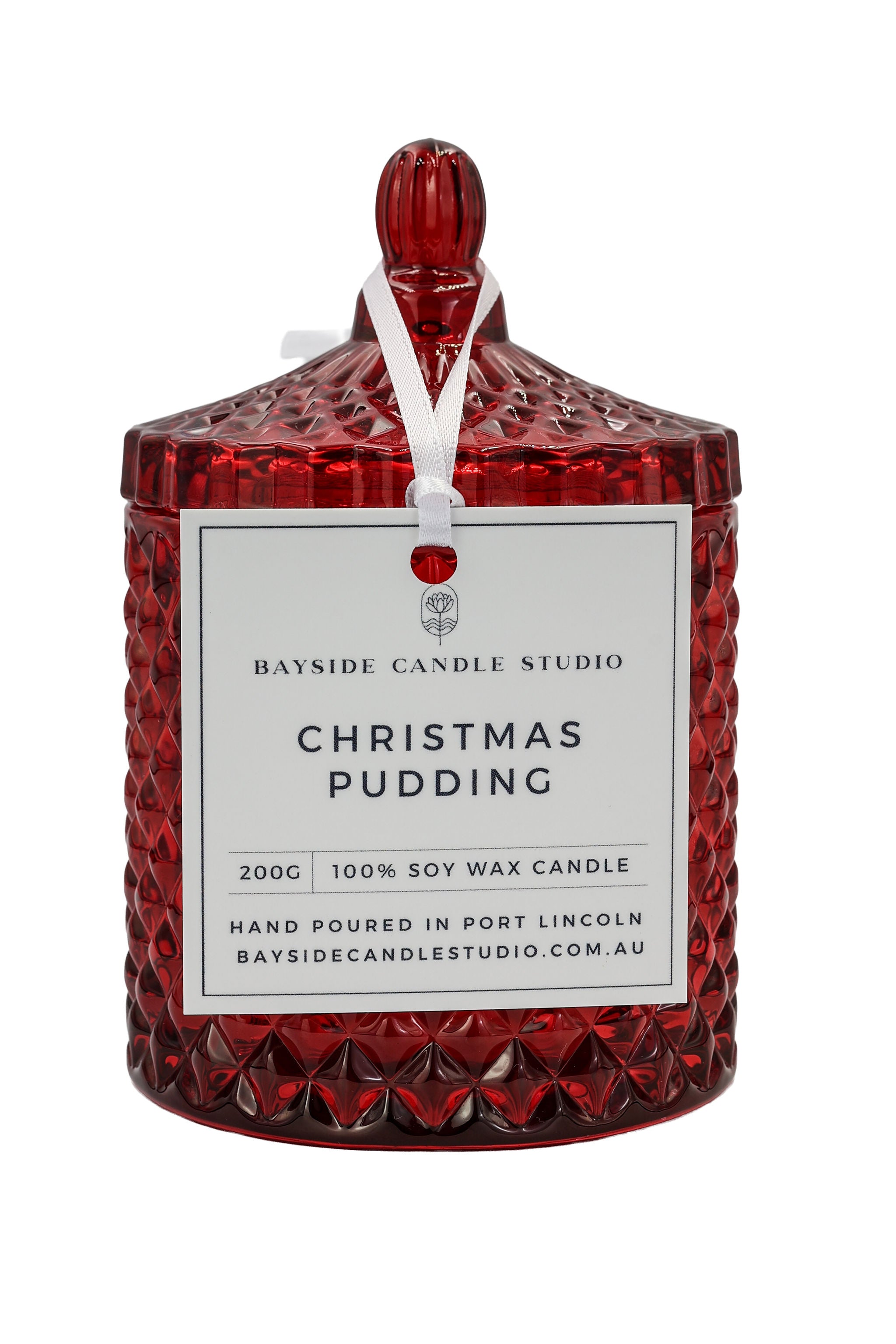 Christmas Pudding Soy Wax Candle 200g
