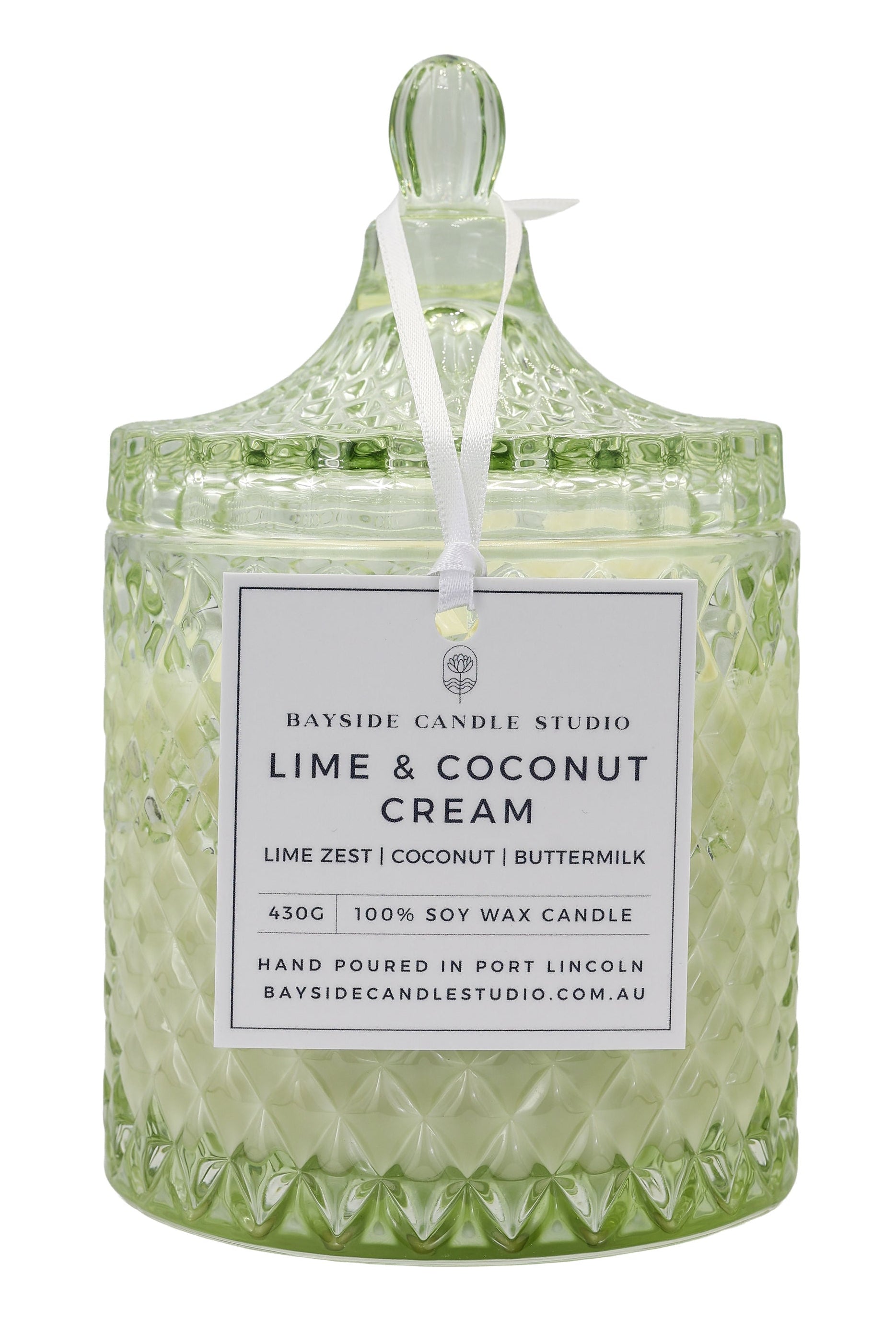Lime & Coconut Cream Soy Wax Candle 430g