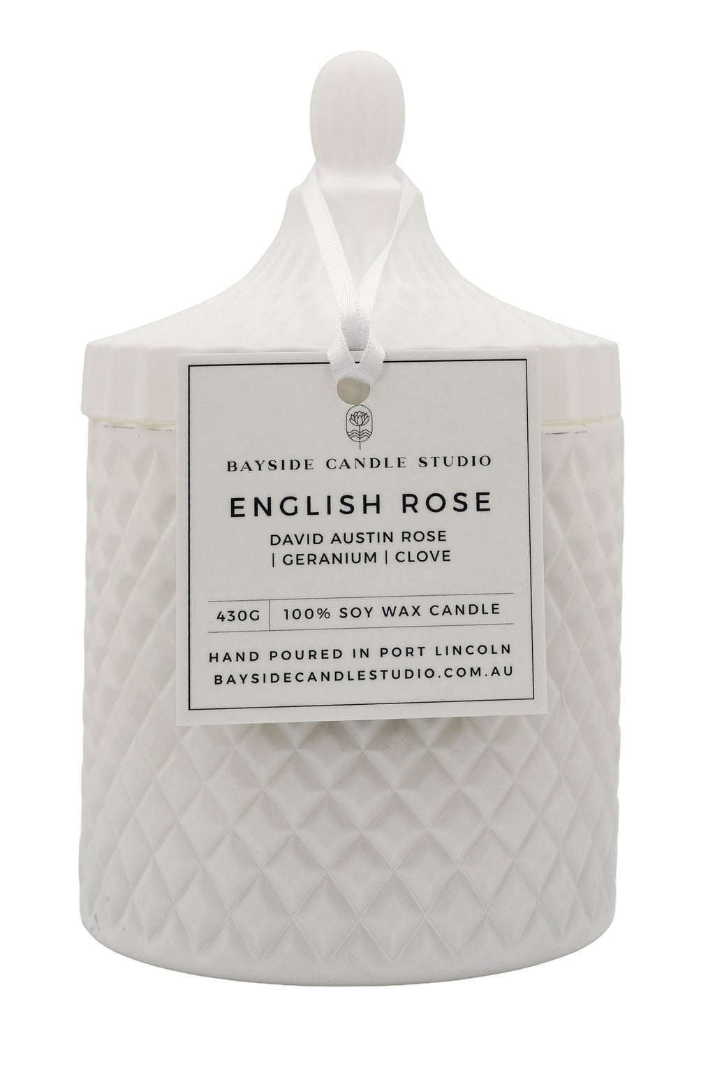English Rose Soy Wax Candle 430g