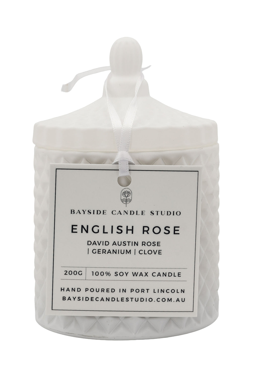 English Rose Soy Wax Candle 200g