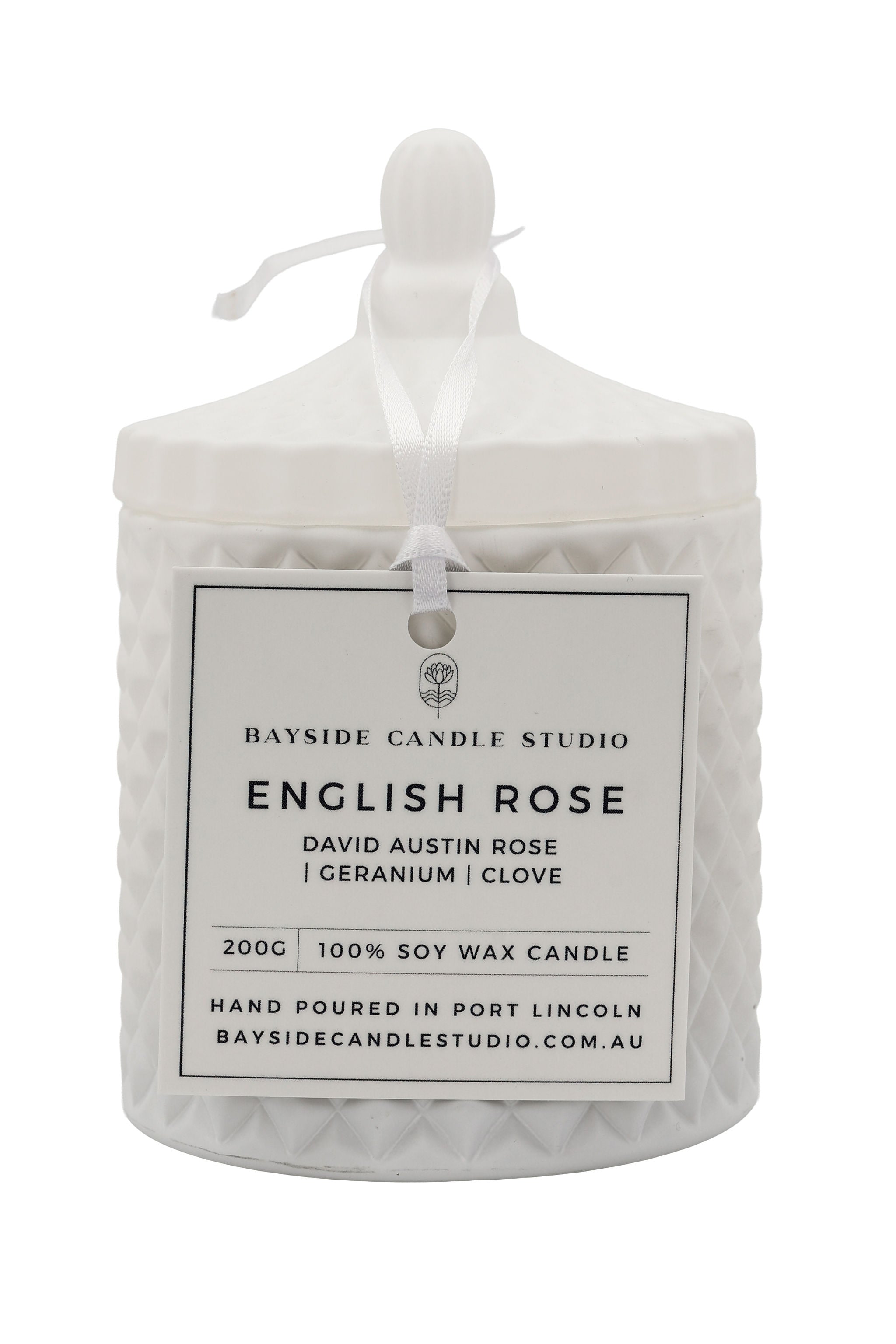 English Rose Soy Wax Candle 200g