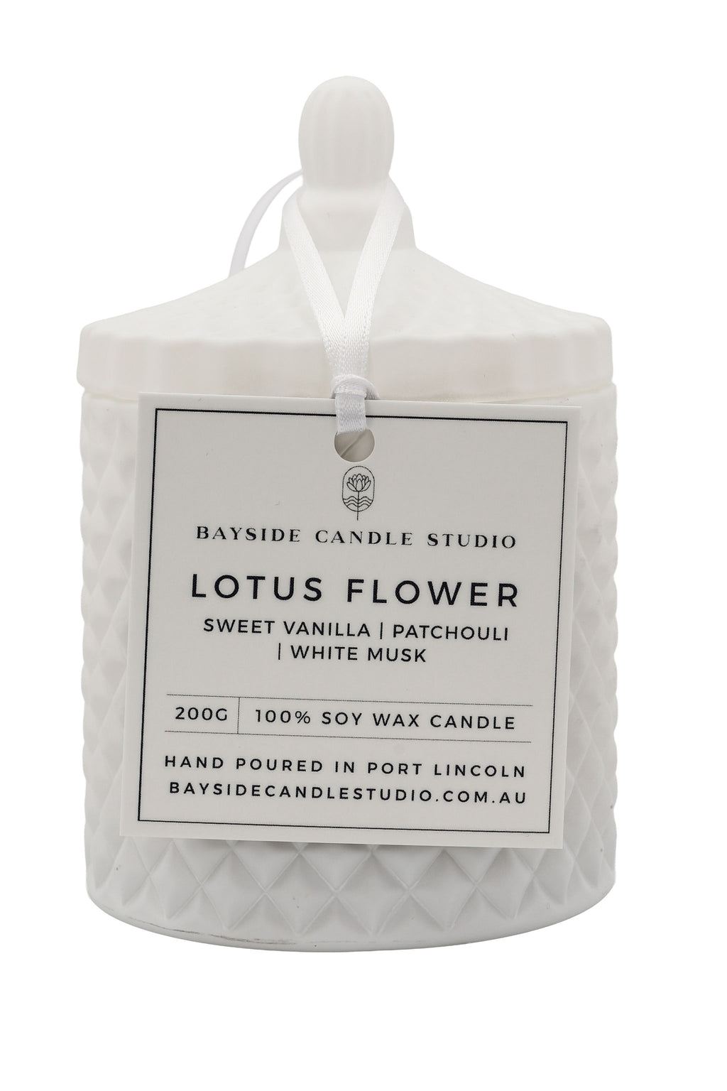 Lotus Flower Soy Wax Candle 200g