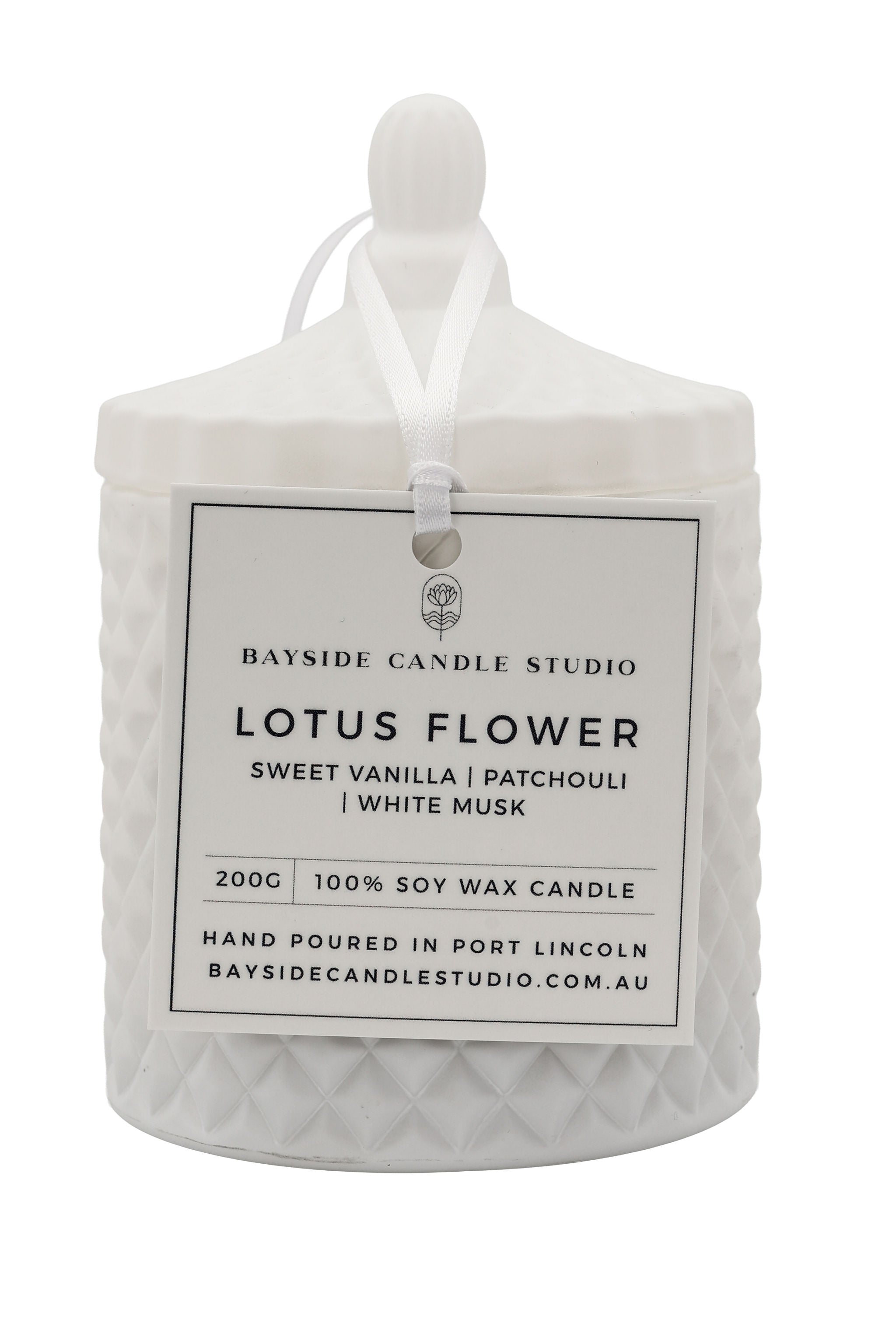 Lotus Flower Soy Wax Candle 200g